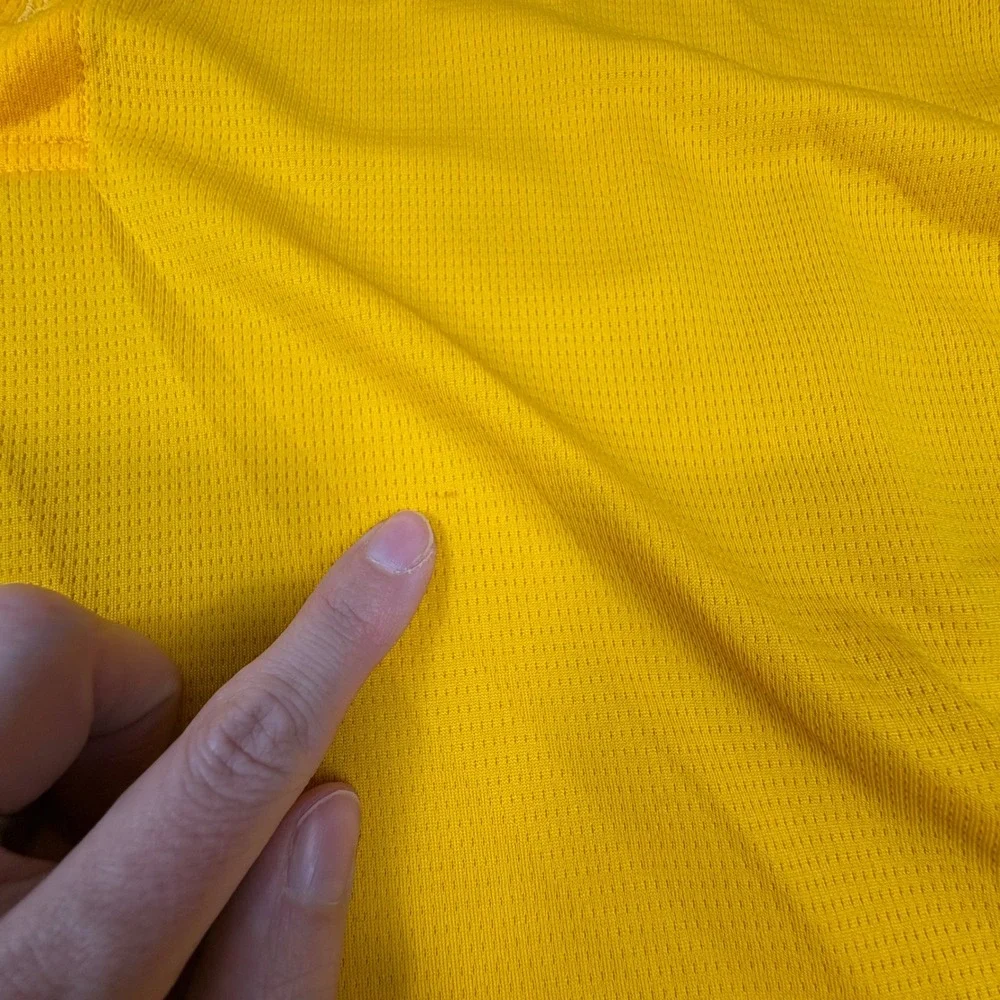 Holloway Dry Excel Performance Polo Yellow Gray Athletic Men's‎ 2XL